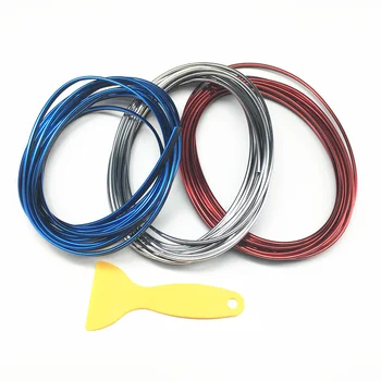 

5m Car Grille Interior Exterior Mouldings Trim Decorative Strip Line For Volvo S40 S60 S70 S80 S90 V40 V60 V90 XC60 XC70 XC90