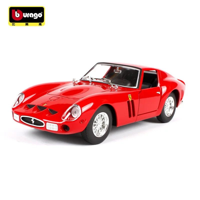 

Die-cast Metal Vehicles 1:24 Car Models Coche mkd3 Scale Simulation Auto Toys for Children 250 GTO Lafarrari Sports Car