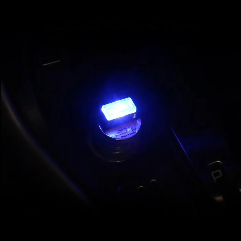 1 шт. Автомобильный USB светодиодный атмосферный светильник для Mazda 3 6 CX-5 Opel Astra J G Insignia Vectra c Subaru Abarth светодиодный светильник аксессуары