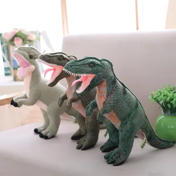 

New Realistic Dinosaur Plush Toys Cartoon Stuffed Tyrannosaurus Toys Dolls for Kids Lovely Classic Birthday Gift for Boys