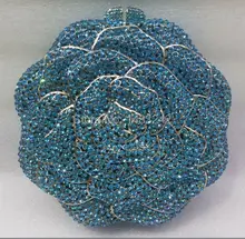 Free shipping !! B18,fashion top crystal stones ring clutches bags for ladies nice party bag