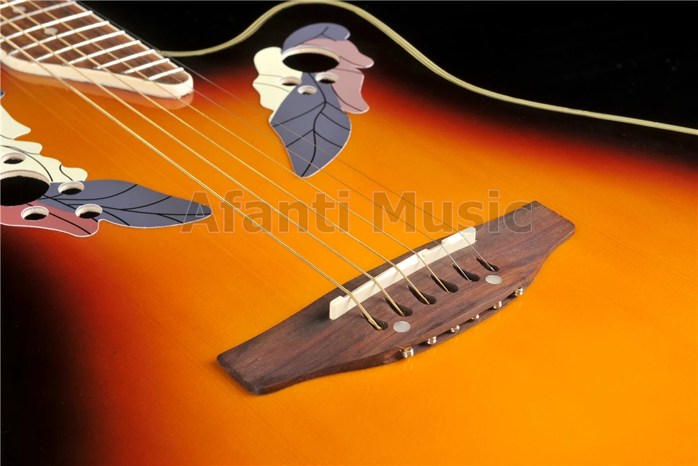 Горячее предложение! Распродажа! Afanti Music Super Roundback/акустическая гитара из углеродного волокна(AFR-077