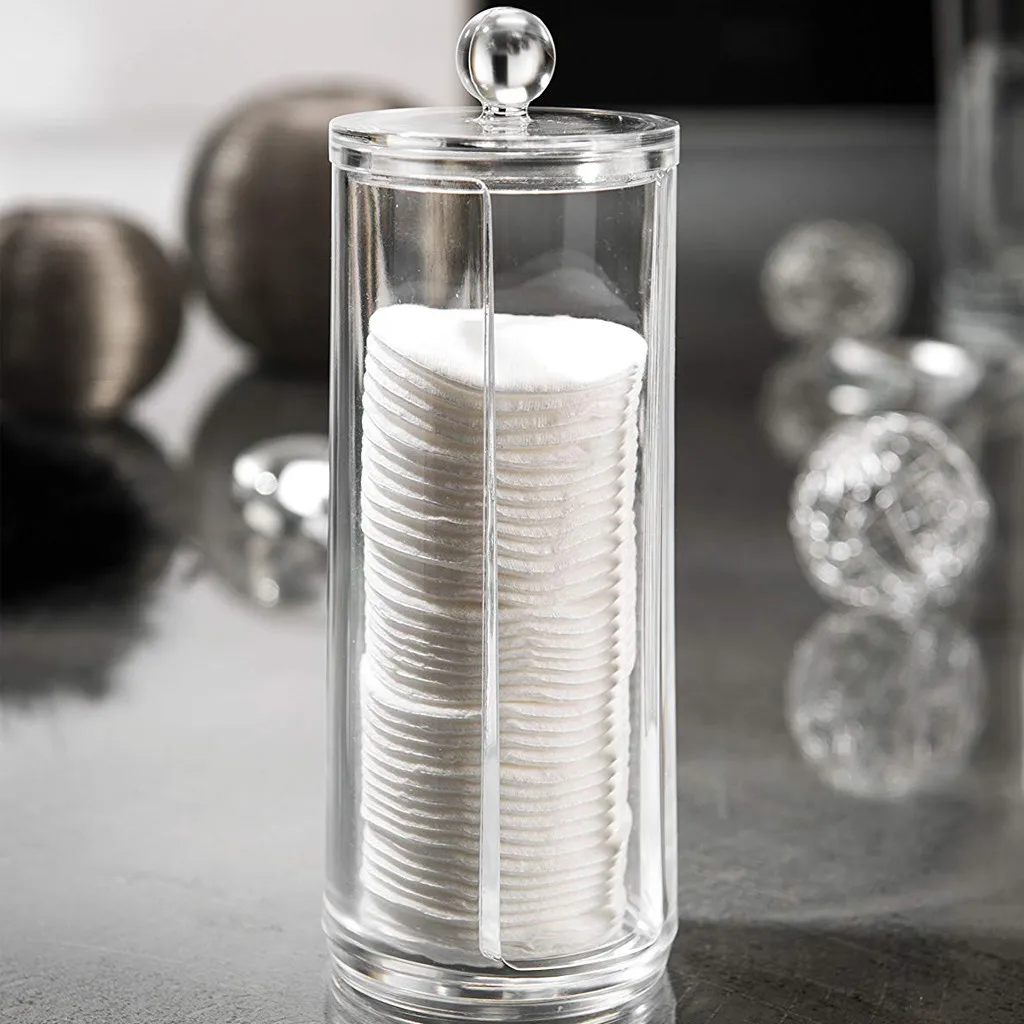 

Storage bottle New Hot Cosmetic Organizer Compactor Container Make-Up Discs Diam 7.5 x 20h cm drop shipping #