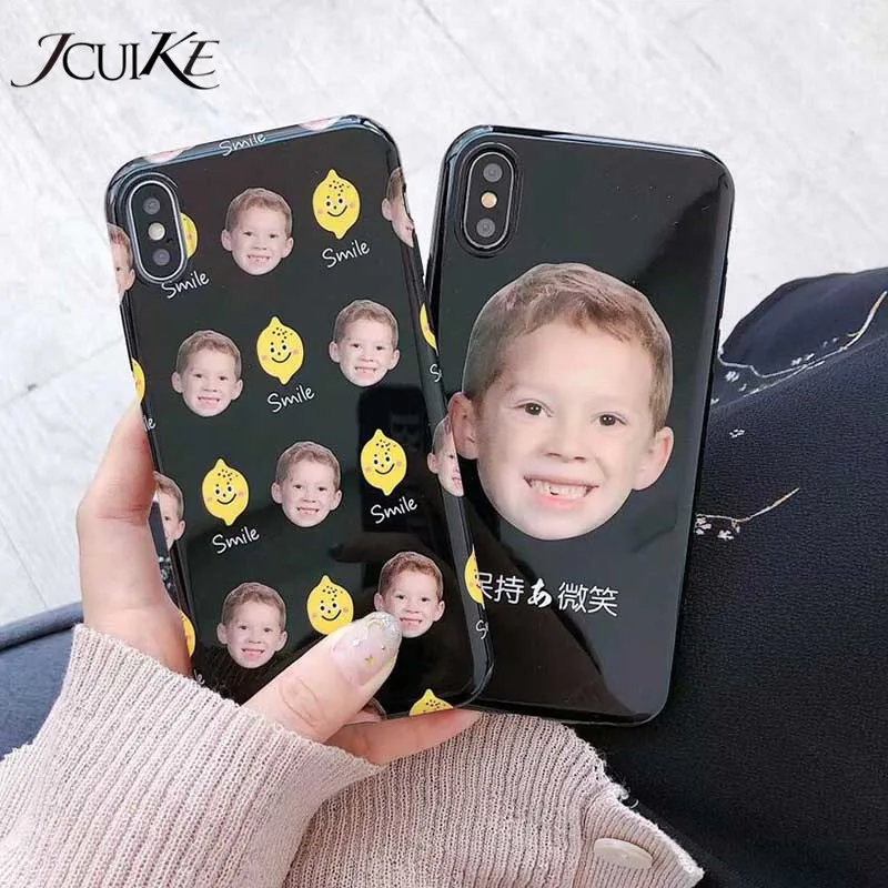 Buy Funny Boy Face Phone Cases For iphone X Case For