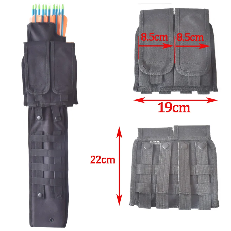 Тактический охотничий Многофункциональный винтовочный ножны рюкзак Органайзер кобура наплечный Слинг Чехол molle Сумка стрельба из лука колчан стрела чехол
