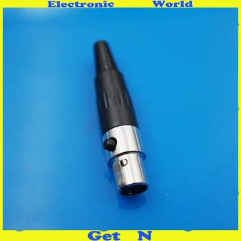 

Mini 3pin XLR Connector Plug inline Female Socket FOR Microphone Audio Socket
