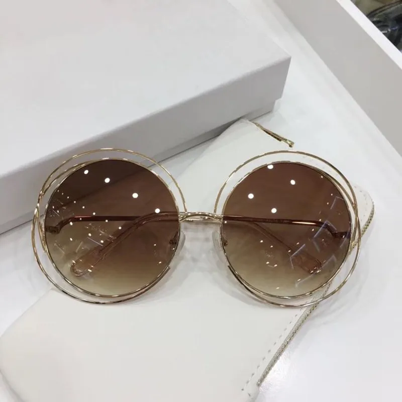 

20190703009 Fashion Retro V Logo Ma Mars Sunglasses Designer Lady Mirror Sun Glasses Vintage Female flat lens Glasses for Women