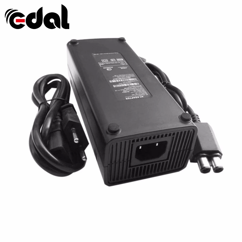 

Quality EU Plug AC Power Adapter 220V Charge Charging Power Cable Power Cable for microsoft xbox 360 x-360 slim 135 Supply