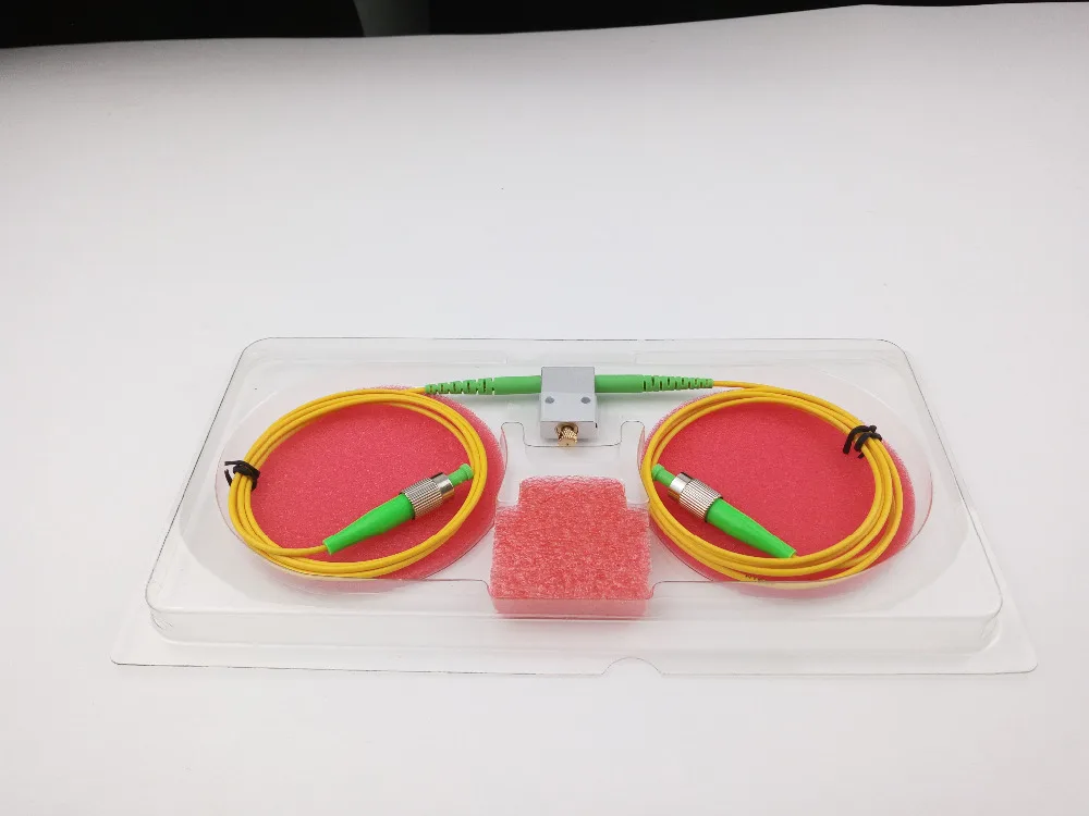 

Mechanical Variable Adustable Optical Singlemode 1260-1650nm FC/APC Fiber Attenuator 0-60dB