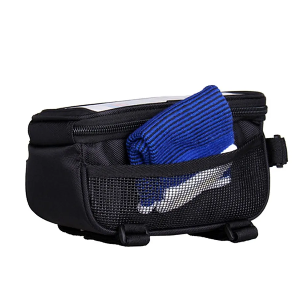 Top Bicycle Bag  5.5Inches Blue Red Black Orange portable wearable multifunctional waterproof bike Bicycle Bag  for Smart Phone 7