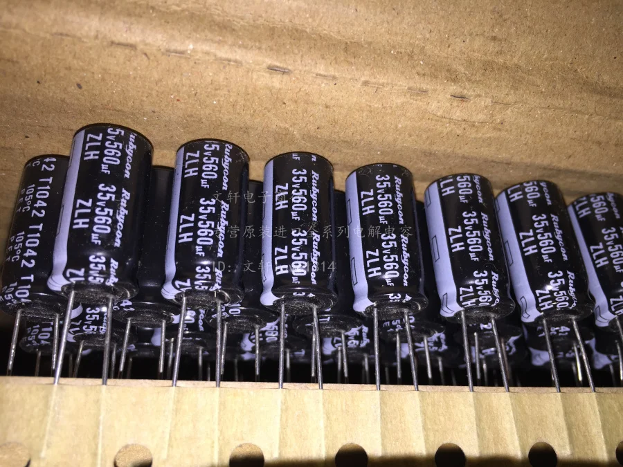 2019 реальная распродажа мультиконденсатор Bolsa 10 шт. Rubycon 35v560uf 10x20 Zlh серии высокой