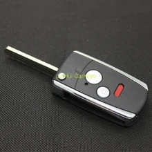 PINECONE for Honda 2 1Buttons Uncut Blade Modified Remote Blank Keys ABS Shell Brass Blade 1