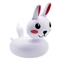 Кролик плавать надувной держатель для банки плавать ming бассейн пляж для напитков на вечеринку бутылка стойка плавающие горки плавающие банные водная игрушка