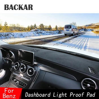 

BACKAR For Mercedes W203 W204 W212 C207 GLK C E ML Class Auto Car Dashboard Sunshade Covers Anti-slip mat Accessories