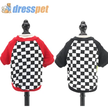 

New Pet Dog Clothes Vest For Small Medium Dogs Summer Clothing High Quality Plaid Black/Red Shirt For Chihuahua Dog Product