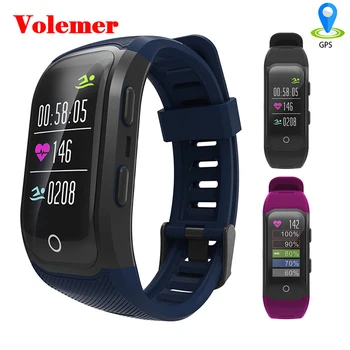 

Volemer Color Screen GPS Fitness Bracelet IP68 Waterproof Activity Tracker Heart Rate Monitor Monitor Sports Smart Wristband