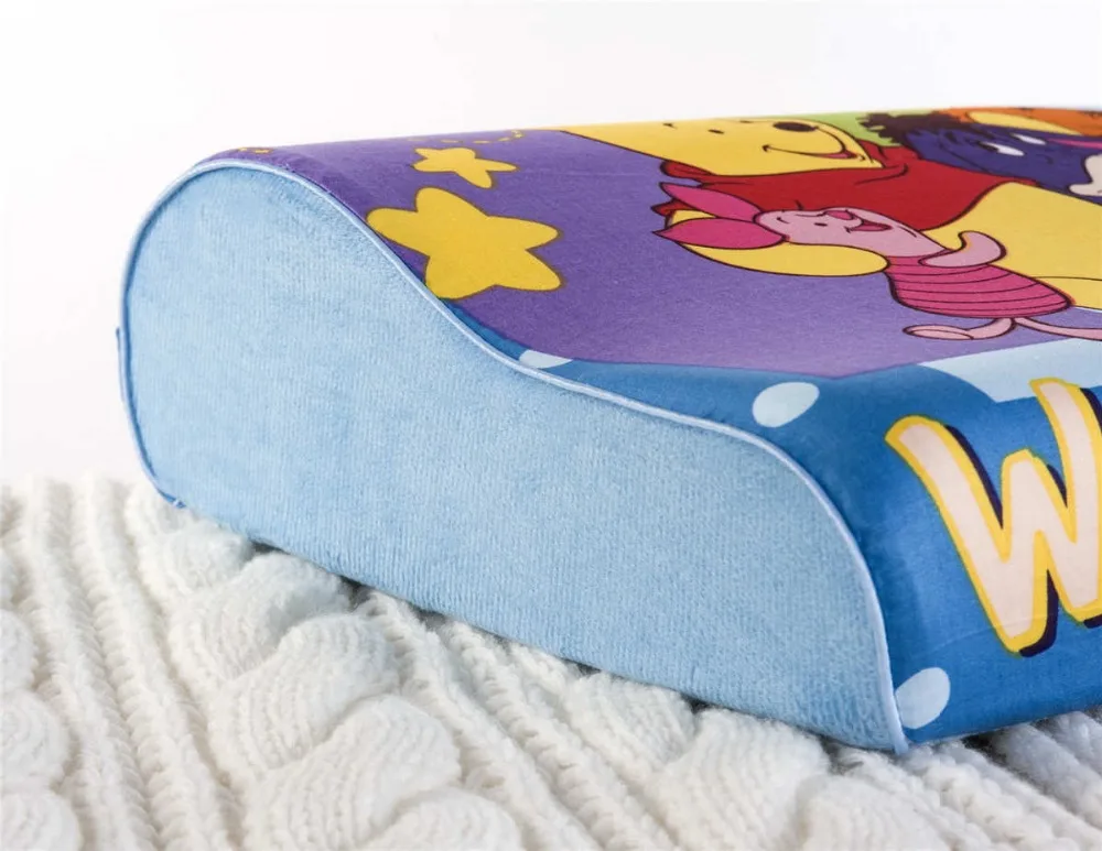 Подушка с изображением Винни-Пуха тигра поросенка из мультфильма, 50x30 см, постельное белье для спальни, детское постельное белье, медленное восстановление, пена для сна голубого цвета
