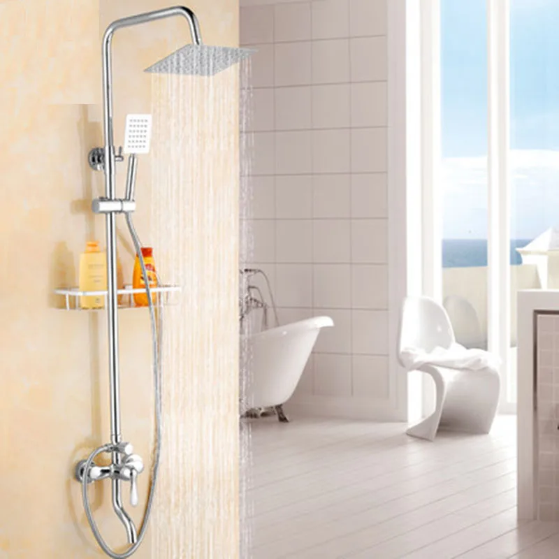 Shower Faucet Rainfall Spa Shower Set With Multifunction Handled