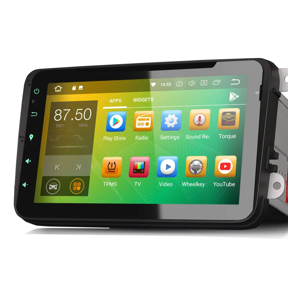 Excellent 8" Android 9.0 Pie OS Car DVD Multimedia GPS Radio for Volkswagen Touran 2003-2014 & Tiguan 2007-2015 & T5 Multivan 2010-2013 3