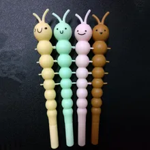 1 шт. Lytwtw Корейский Творческий мультфильм Kawaii гусеница гелевые ручки школьные канцелярские принадлежности подарок