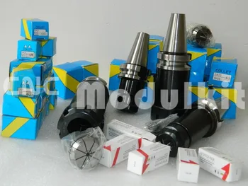 

CNC MODULKIT Precision Tool Holder 6pc ISO30-ER32-100L Set Chuck Tapping Holder Collects Work On CNC Milling include one Wrench