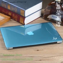 2в1 Кристалл \ Матовый Прозрачный чехол для Macbook Pro 13 15 с/non Touch Bar Air 13 11 Pro 12 13 15 retina Disply+ подарок