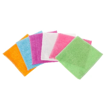 

Humanized 12PC Super-soft Fiber Wiping Dishcloth Washing Towel Non-dropping Cleaning Cloth