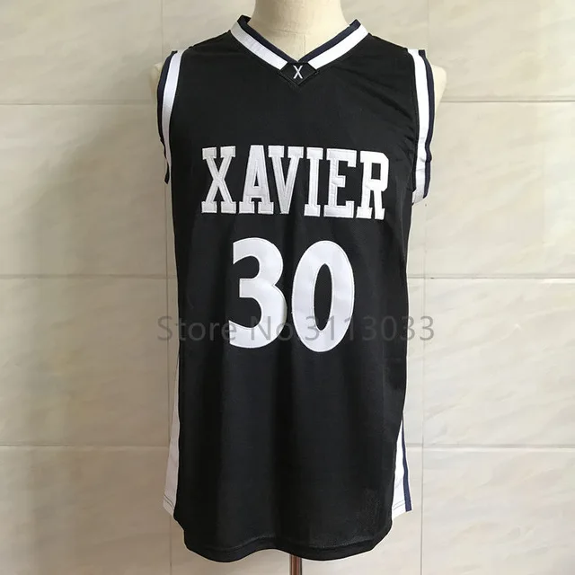 30 David West Xavier College Throwback Basketball Jersey Stitched any