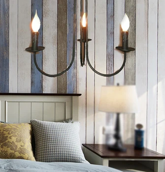 

free shipping Black Iron Diamond creative pendant lights vintage lamp bar foyer pendant lamps Nordic personality