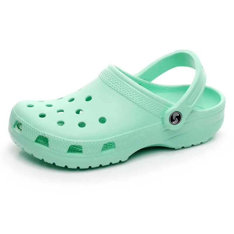 

2019 Summer Couple shoes Garden Clogs Slippers Beach Sandals For New Fashion Footwear Flip Flops Unisex Slides Water Breathable