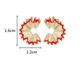 Timlee E111 новые индивидуальные Нерегулярные геометрические карандашные вырезки сплав серьги-гвоздики модные ювелирные изделия