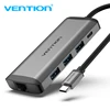 Usb-концентратор Vention с Type-C на HDMI, концентратор Usb 3,0 Thunderbolt 3, адаптер для MacBook, Samsung S10, Huawei Mate 20, P30 Pro, хаб для Apple USB-C ► Фото 1/6