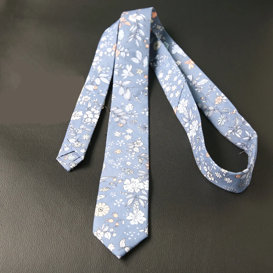 Хлопок Цветочный принт шеи связей для мужчин Свадебная вечеринка галстук Gravata Corbata тонкий Vestidos галстук мужской шеи галстук