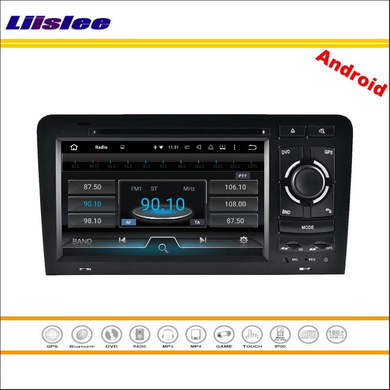 Clearance Liislee Car Android Multimedia For Audi A3 S3 A5 / 8P 2003~2013 Stereo Video Radio CD DVD Player GPS Map NAV Navigation System 2