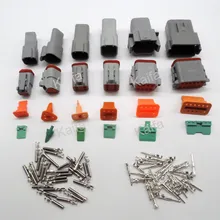 30 sets 6 models Deutsch DT06/DT04 2/3/4/6/8/12 Pin Engine/Gearbox car auto waterproof electrical connector