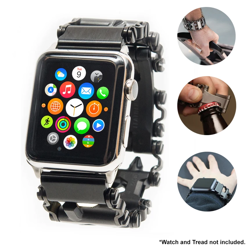

Sport Stainless Steel Strap For Apple Watch 4 3 2 Band 38mm 40mm 42mm 44mm For iwatch 4 3 2 1 Screwdriver Tool Wrist Strap