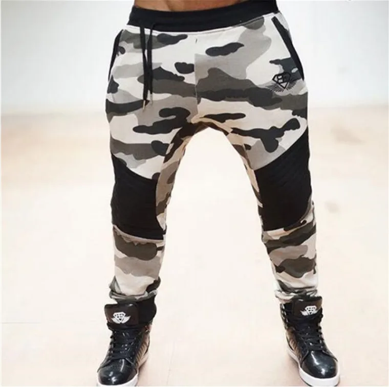 Men Brand New Gold Medal Fitness Casual Elastic Pants Stretch Cotton