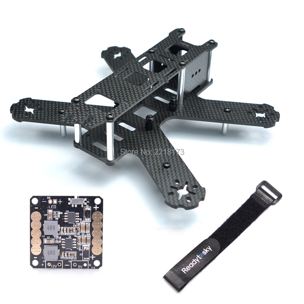 

QAV210 210mm 210 Pure Carbon Fiber mini Quadcopter Frame Kit with 3mm bottom plate For LS-210 QAV210