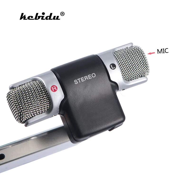 

kebidu Mini 3.5mm Microphone Stereo Mic For Recording Mobile Phone Studio For Laptop Microphone Wholesale