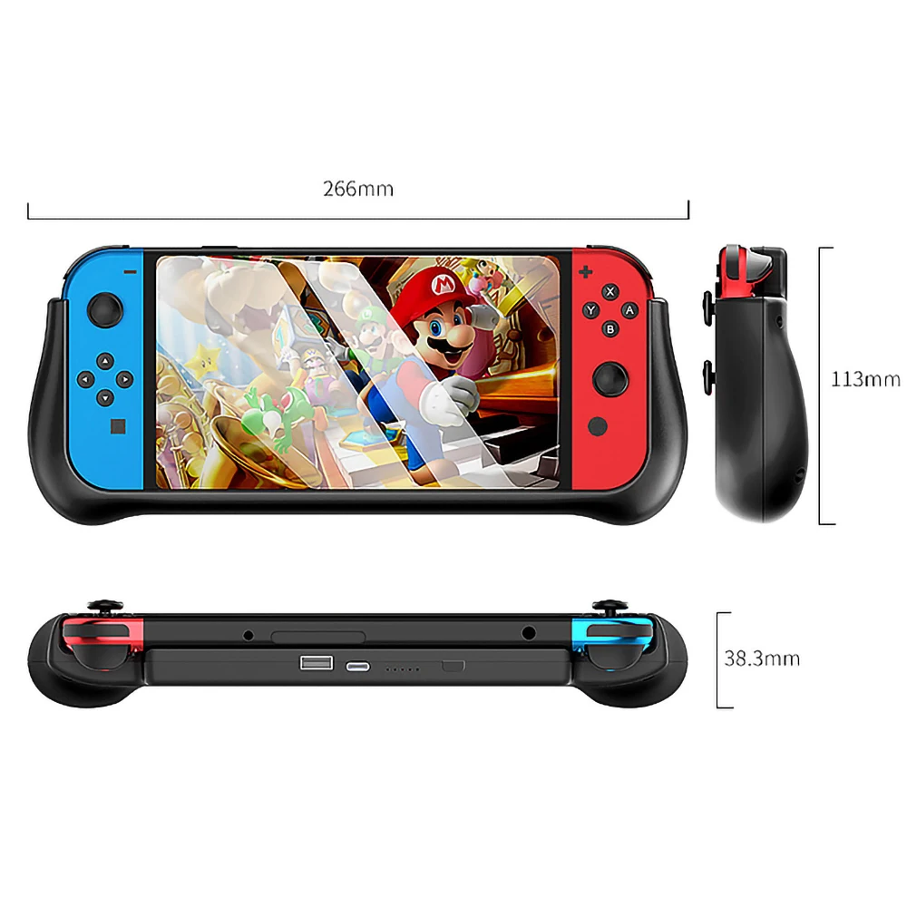 Billig Asometech 10000mAh Power Bank Ladung Fall Batterie Fall Für nintend swtich Spiel Maschine Externe batterie Mit Halter Schnelle Ladegerät