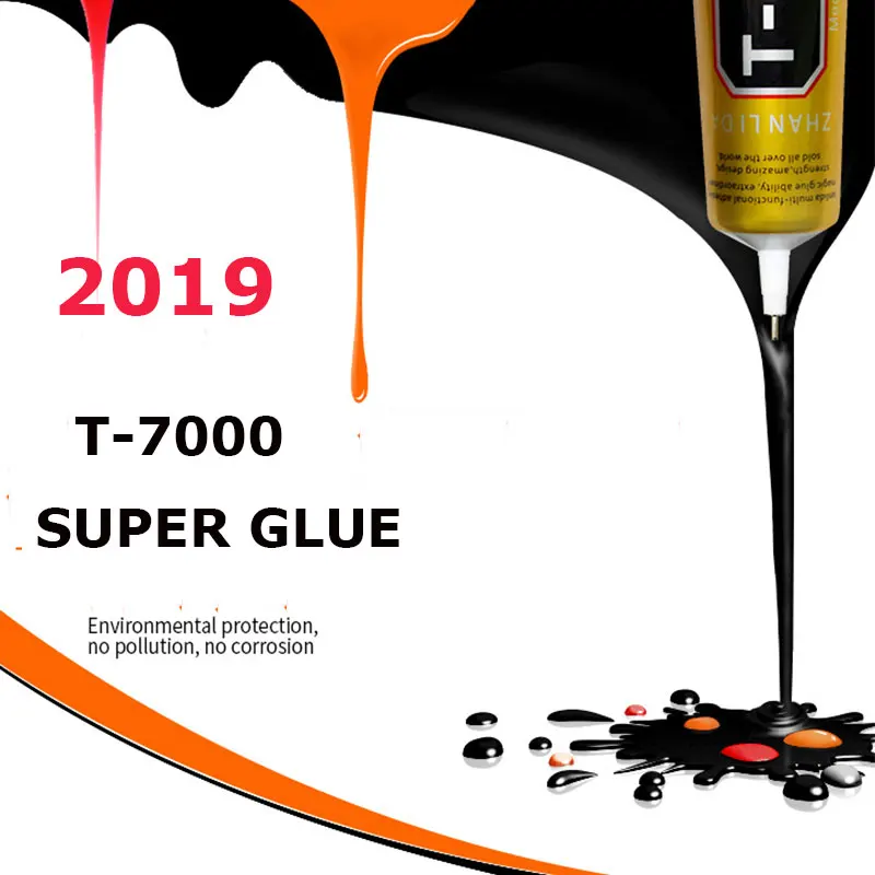 15 мл черный t7000 клей многоцелевой T 7000 Resina эпоксидный прозрачный для рукоделия Bijou