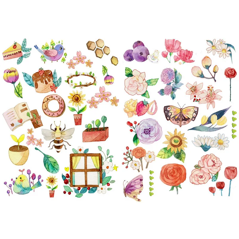 1 шт. мультфильм сад цветок Precut Милая Канцелярия Calenda Agenda молочный планировщик