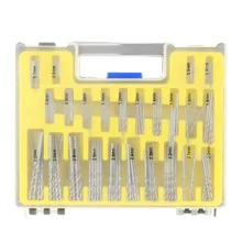 150PCS 0.4-3.2mm Drill Bit Set Small Precision with Carry Case Plastic Box Mini HSS Hand Tools Twist Drill Kit Set