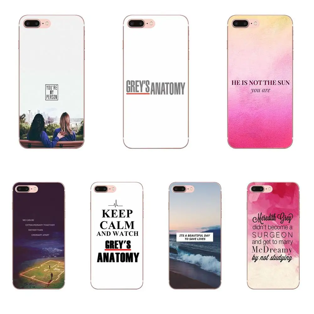 

Art Diy Luxury Phone Case For Xiaomi Note 3 4 Mi3 Mi4 Mi4C Mi4i Mi5 Mi 5S 5X 6 6X 8 SE A1 Max Mix 2 Black Greys Anatomy