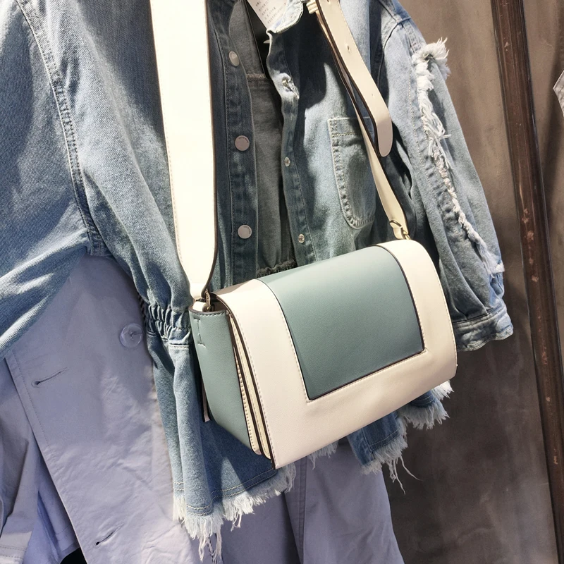 

bags for women 2019 Famous brand wide shoulder strap square bag leather ladies handbag Lady Crossbody bags women messenger bags