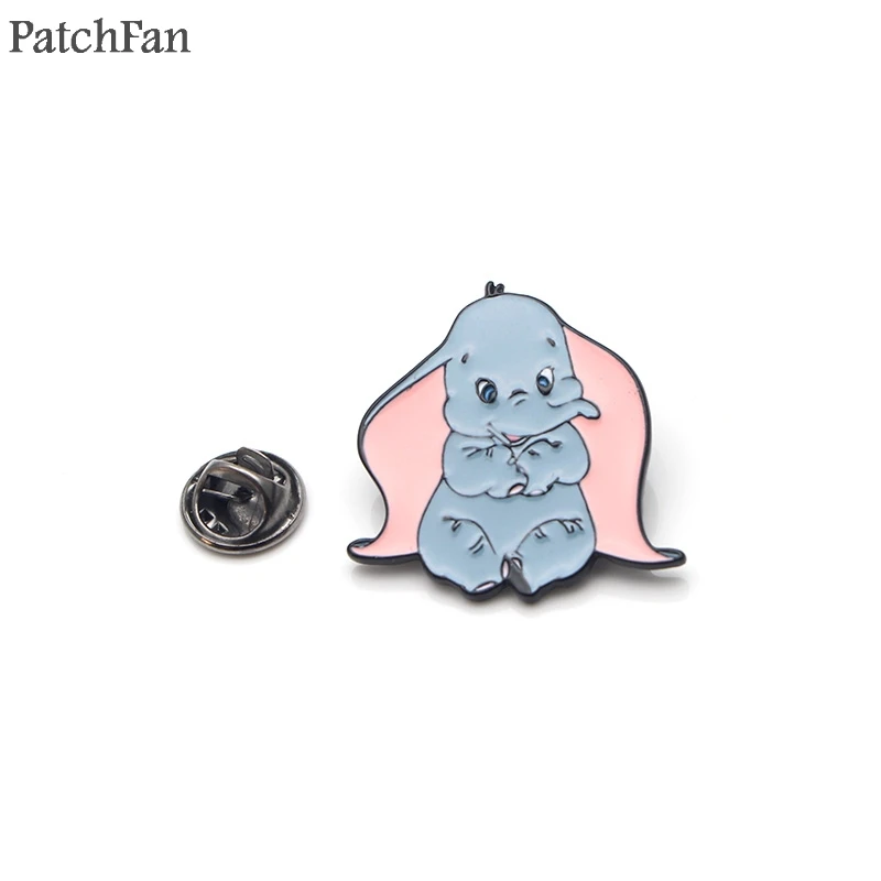 Patchfan Dumbo цинковые булавки para рюкзак Прайд металлические украшения для одежды медаль для сумки рубашка шляпа Значки броши для мужчин и женщин A0761