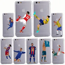 

Soccer Cartoon Cristiano Ronaldo messi Neymar soft silicone phone cases cover Capinha for iphone 5 6 6S 7 8 plus 5S SE X