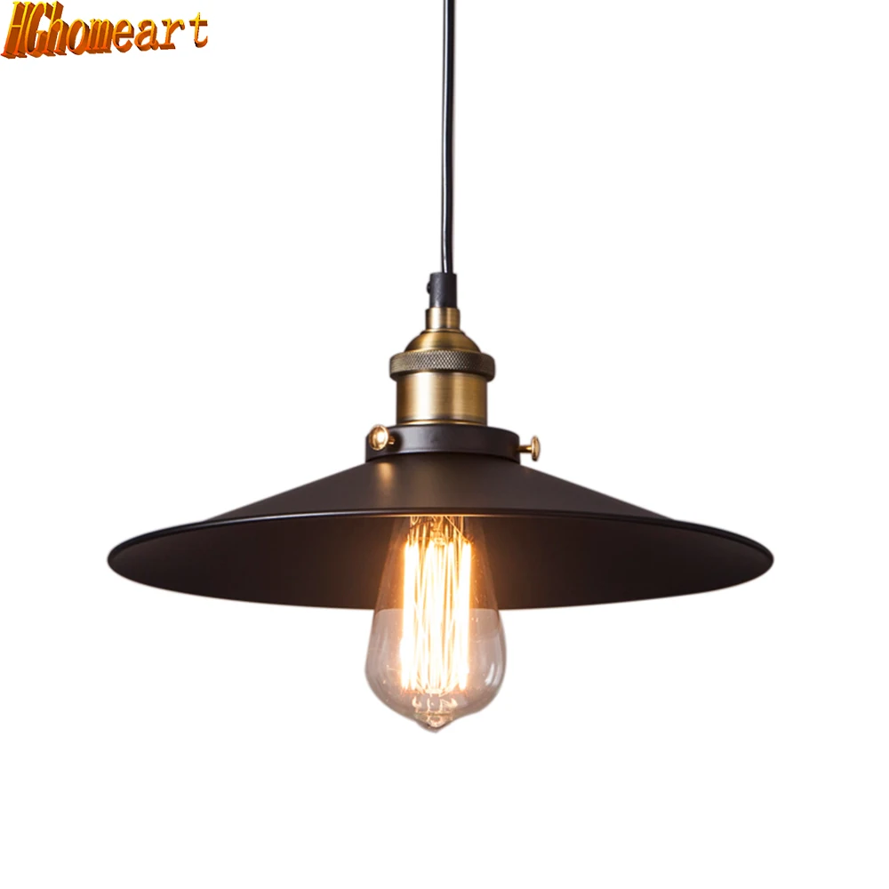 

Retro E27 Led Pendant Lights luminaria Industrial Style Vintage light American Country Dining Room Pendant Lamp Wrought iron