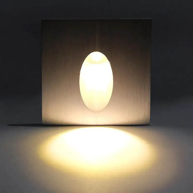 HobbyLane настенные Угловые лампы 1 Вт/3 Вт LED Footlight квадратные для лестниц фойе коридор