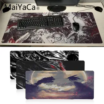 

Maiyaca Cool New Berserk anime Rubber Mouse Durable Desktop Mousepad aniem Good quality Locking Edge large Gaming Mouse Pad